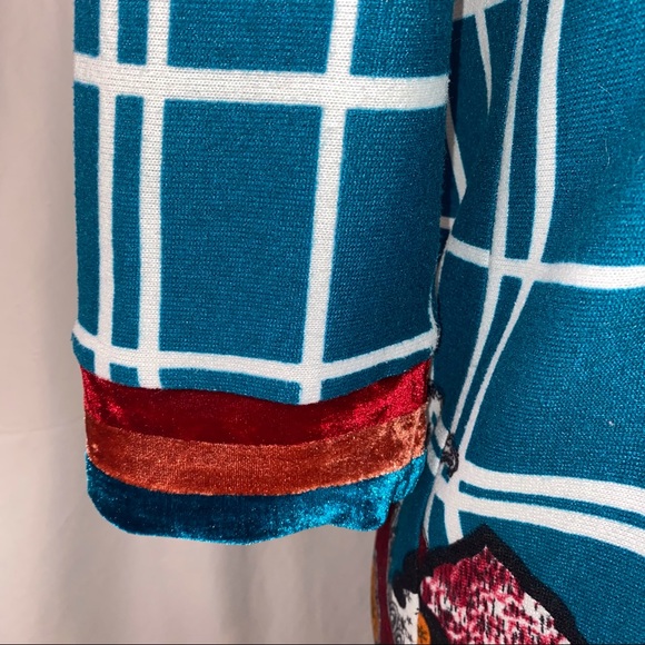 Funky People Windowpane Pattern Turkish Paisley Swimsuit Cover Dress - Picture 8 of 11